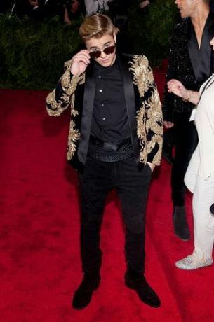 Justin Bieber au gala du Met 2015