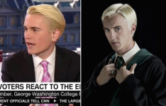 Internet está obsesionado con el votante adolescente que se parece a Draco Malfoy