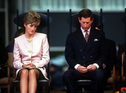 princ a princezna z Walesu se účastní uvítacího ceremoniálu v Torontu na začátku jejich kanadského turné, říjen 1991 foto: jayne fincherprincess diana archivegetty images