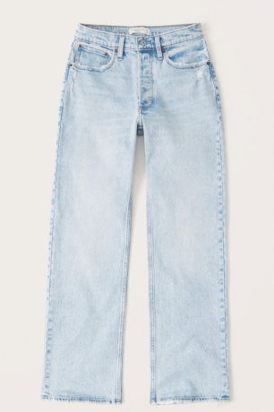 Baggy jeans uit de jaren 90 met lage taille