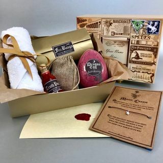 Set cadou cu bombă de baie Dragon Egg
