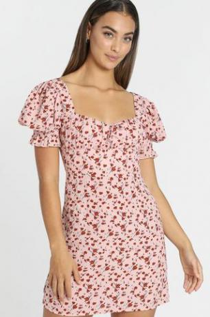 Heloise šaty v růžovém květu