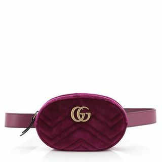 حقيبة حزام GG Velvet Marmont 