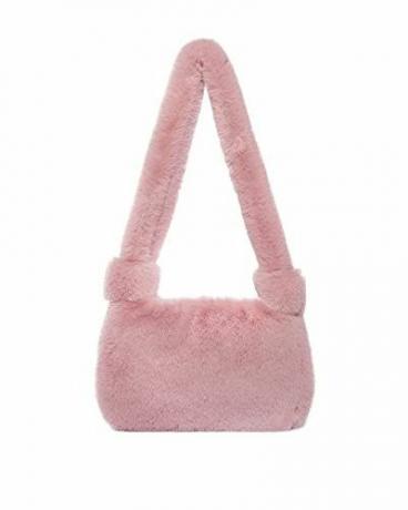 Fuzzy ružová kabelka