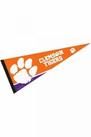 College Flags & Banners Co. Clemson Tigers Pennant en feutre pleine grandeur