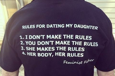 Feministisches Papa T—Shirt
