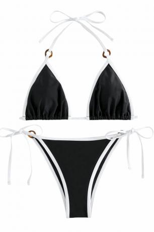 Maillot de bain triangle à nouer