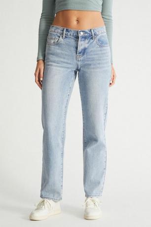PacSun lichtblauwe laagbouw jeans met rechte pijpen