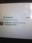 Bad Blood-vete gaat door terwijl Katy Perry 'sletterig Taylor Swift' Instagram-account volgt