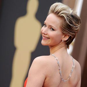 Jennifer Lawrence bij de Oscars