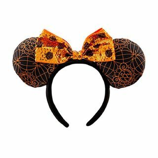 Oranžna in črna ušesa Minnie Mouse