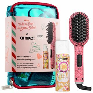 Amika x Netflix To All the Boys Polished Perfection Mini set di spazzole liscianti