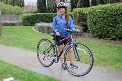 SEV-Geraldine-Jazda na bicykli
