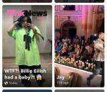 Fans undrar om Billie Eilish fick en bebis efter detta Snapchat -inlägg
