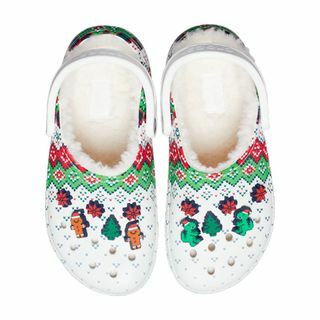 Klassinen vuorattu Holiday Charm Clog (WhiteMulti)