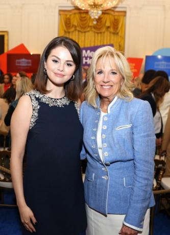 Selena Gomez és a first lady Jill Biden