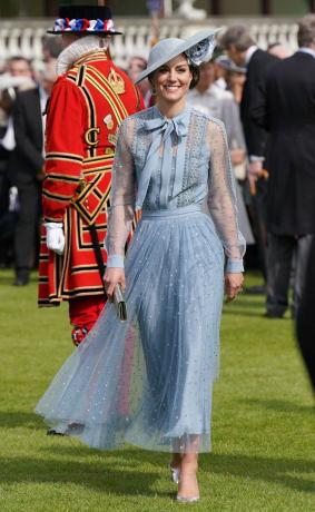 Kate Middleton ในงานปาร์ตี้ในสวนของ King Charles