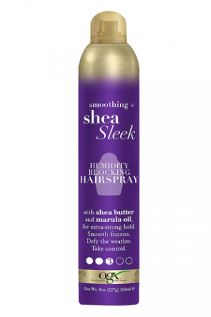Utjämning + Shea Slank fuktighet som blockerar hårspray