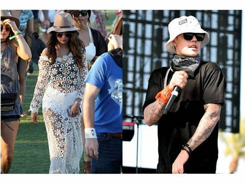 Justin Bieber i Selena Gomez na Coachella