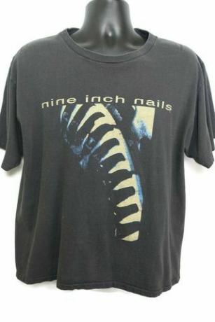 Vintage 1994 negen inch nagels T-shirt 
