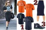 Super Bowl-outfitidee voor meisjes