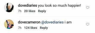 Dove Cameron dice que Ryan McCartan era "terrible" para ella cuando estaban juntos