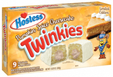 დიასახლისი აიღებს თქვენს შემოდგომის შეპყრობას შემდეგ საფეხურზე გოგრის სანელებლების რეიტინგით Twinkies