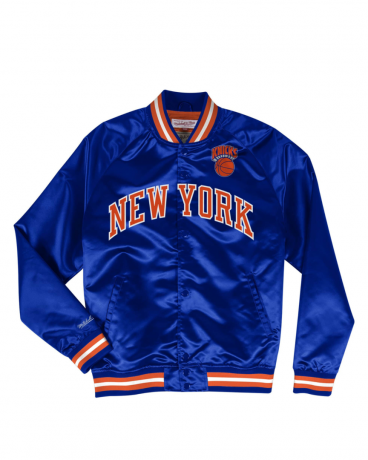Легкая атласная куртка New York Knicks