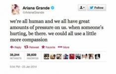 12 kez Ariana Grande özellikle harika bir şey söyledi