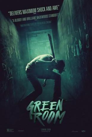 โปสเตอร์ภาพยนตร์ Green Room - ภาพยนตร์ฮัลโลวีนที่ดีที่สุดบน Netflix