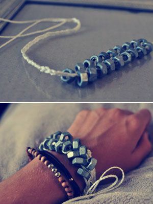 DIY zeshoekige armband