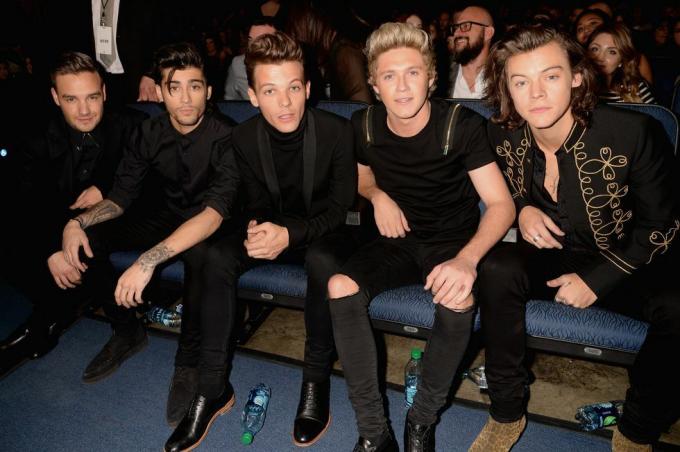 2014 American Music Awards backstage og publikum