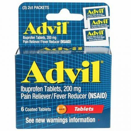 Advil tabletid, reisisuurus - 6-kt. Pakid (2 tk)