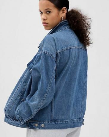 Giacca di jeans icona oversize