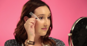 Make -up trik s mačacím okom