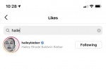 Hailey Bieber는 Selena Gomez의 최근 "Elle"커버의 Instagram을 좋아합니다.