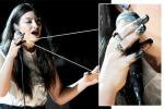 Lorde dip gefärbte Grammy-Nägel