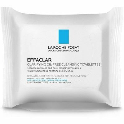 Toallitas limpiadoras sin aceite clarificantes Effaclar de La Roche Posay