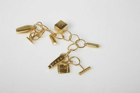 Jantar, medenina, kovina, obesek za ključe, bron, simbol, zlato, materialna lastnost, zlato, bron, 