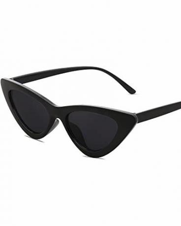 Винтажные узкие солнцезащитные очки «кошачий глаз» в стиле ретро