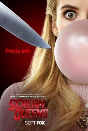 Emma Roberts Scream Queens plakatas