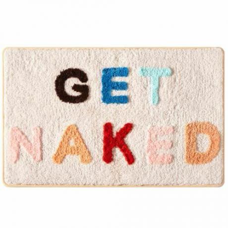 Søt " Get Naked" badematte