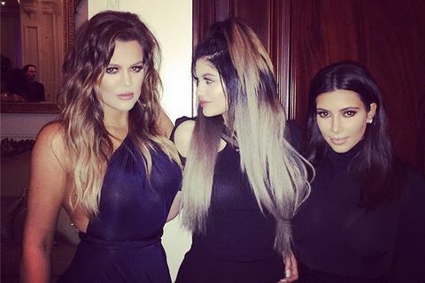 Kylie Jenner, Khloe och Kim Kardashian