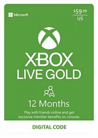 Xbox Live ゴールド: 12 か月メンバーシップ 