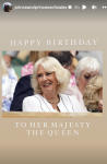 Royals hyller dronning Camilla på hennes 76-årsdag