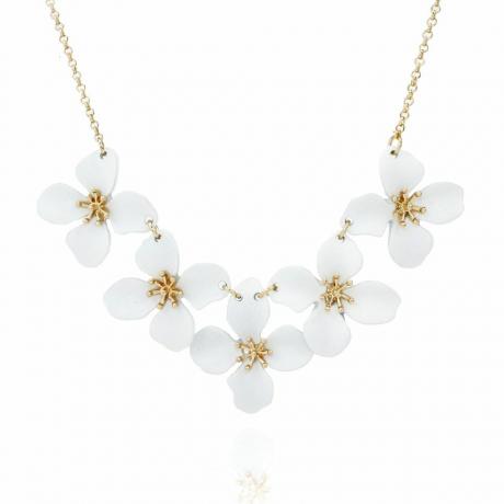 Bloemen bloem slabbetje ketting