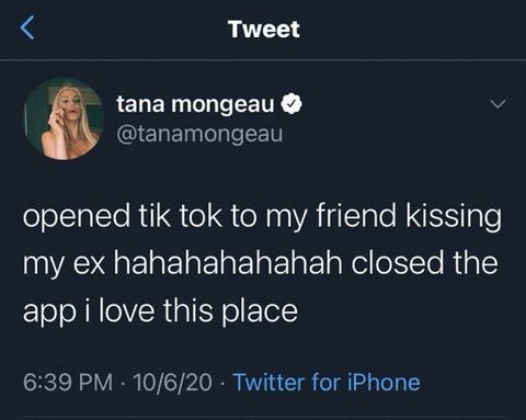 η tana mongeau τσακώνεται με το tela dunn στο twitter