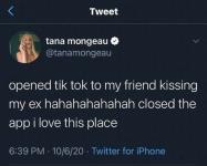 Тана Монжо враждует с Тилой Данн после того, как Тила поцеловала ее бывшую Беллу Торн на TikTok