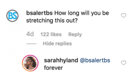 Сара Хайланд и Уелс Адам плеснаха назад в Trolls в Instagram
