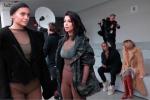Kylie Jenner Kanye West Adidas Show Jesień 2015
